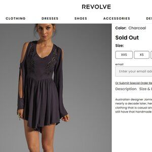 One Teaspoon Charcoal Romper size XS